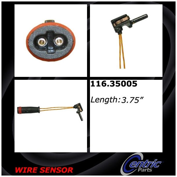 centric parts brake pad sensor wire  frsport 116.35005