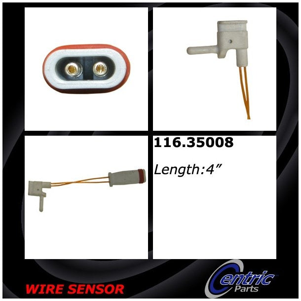 centric parts brake pad sensor wire  frsport 116.35008