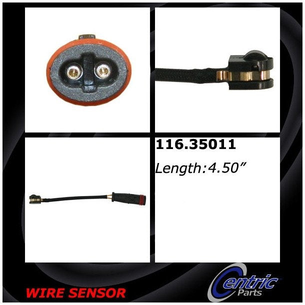 centric parts brake pad sensor wire  frsport 116.35011