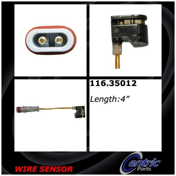 centric parts brake pad sensor wire  frsport 116.35012