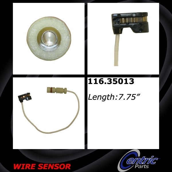 Centric Parts Brake Pad Sensor Wire  top view frsport 116.35013