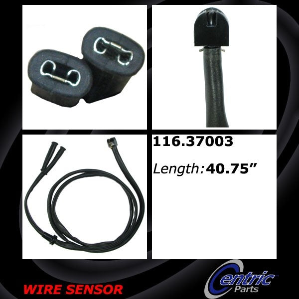 Centric Parts Brake Pad Sensor Wire  top view frsport 116.37003