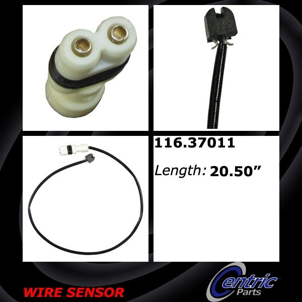 StopTech Brake Pad Sensor Wires  top view frsport 116.37011
