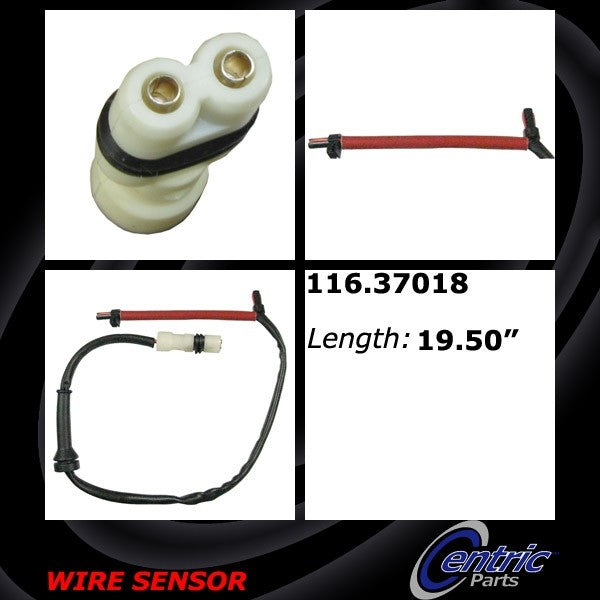 Centric Parts Brake Pad Sensor Wire  top view frsport 116.37018