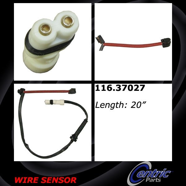 Stoptech Centric 06-12 Porsche Cayman Rear Brake Pad Sensor Wire 116.37027