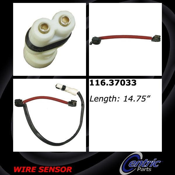 Stoptech Centric 08-12 Porsche Cayman (W/Iron Rotors) Front Passenger Side Brake Pad Sensor Wire 116.37033