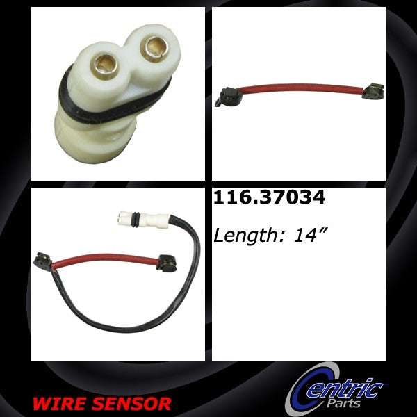 Stoptech Centric 08-12 Porsche Cayman (W/Iron Rotors) Front Driver Side Brake Pad Sensor Wire 116.37034