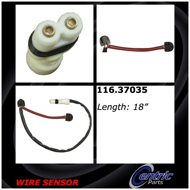 centric parts brake pad sensor wire  frsport 116.37035