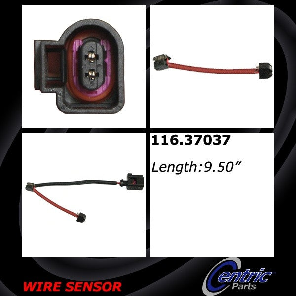 Stoptech Centric 08-10 Porsche Cayenne w/ Ceramic Rotors Rear Brake Pad Sensor Wire 116.37037