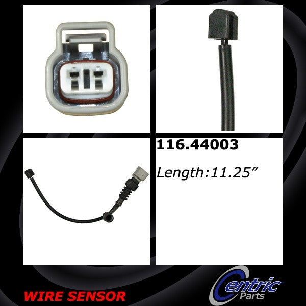 Centric Parts Brake Pad Sensor Wire  top view frsport 116.44003