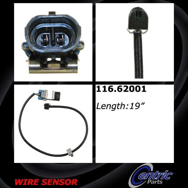 Centric Parts Brake Pad Sensor Wire  top view frsport 116.62001