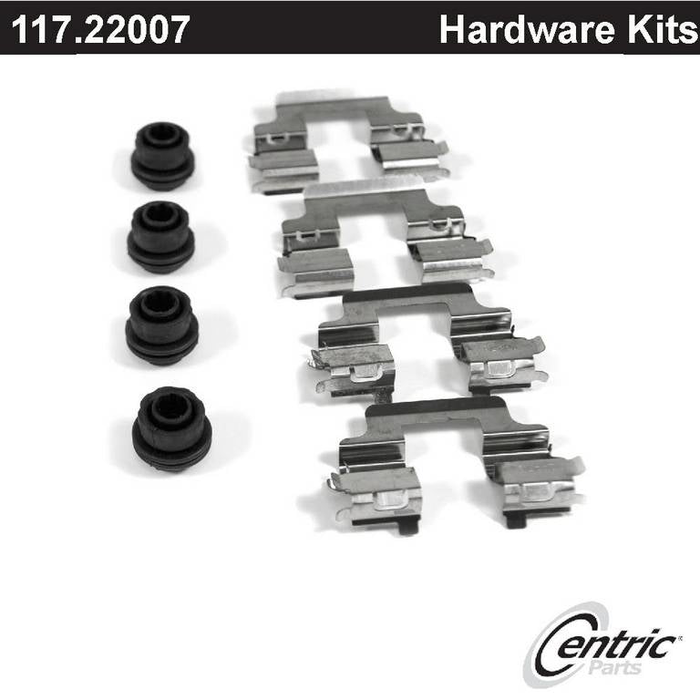 centric parts disc brake hardware kit  frsport 117.22007