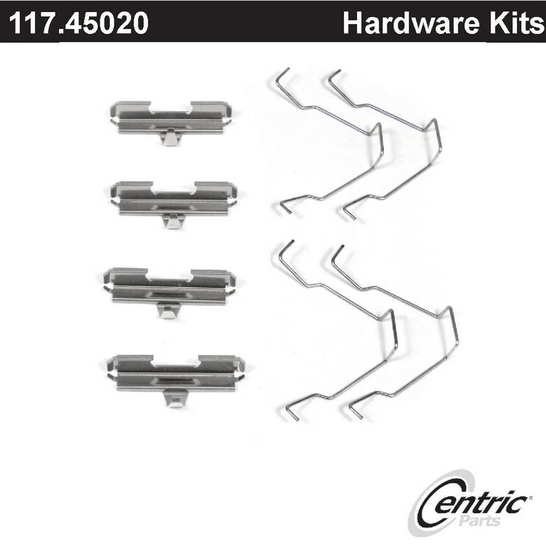 centric parts disc brake hardware kit  frsport 117.45020