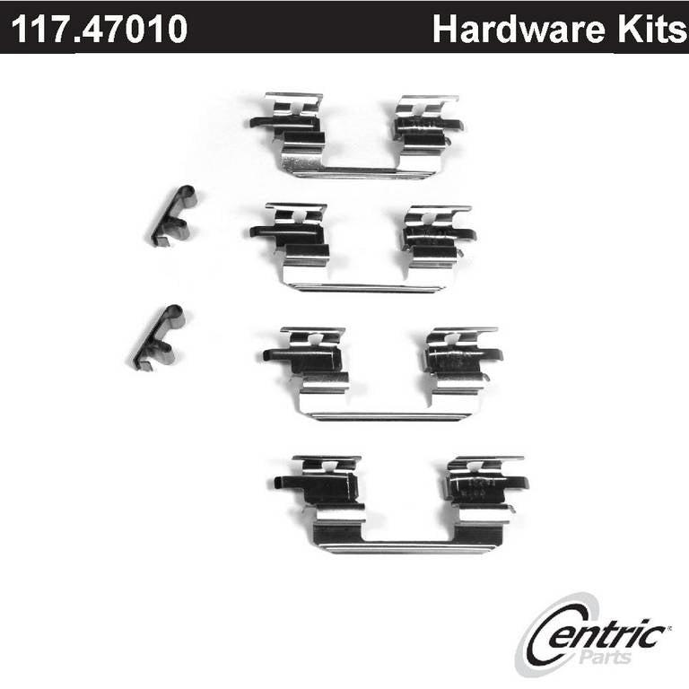 centric parts disc brake hardware kit  frsport 117.47010