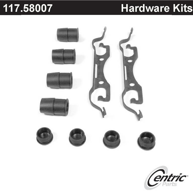 centric parts disc brake hardware kit  frsport 117.58007