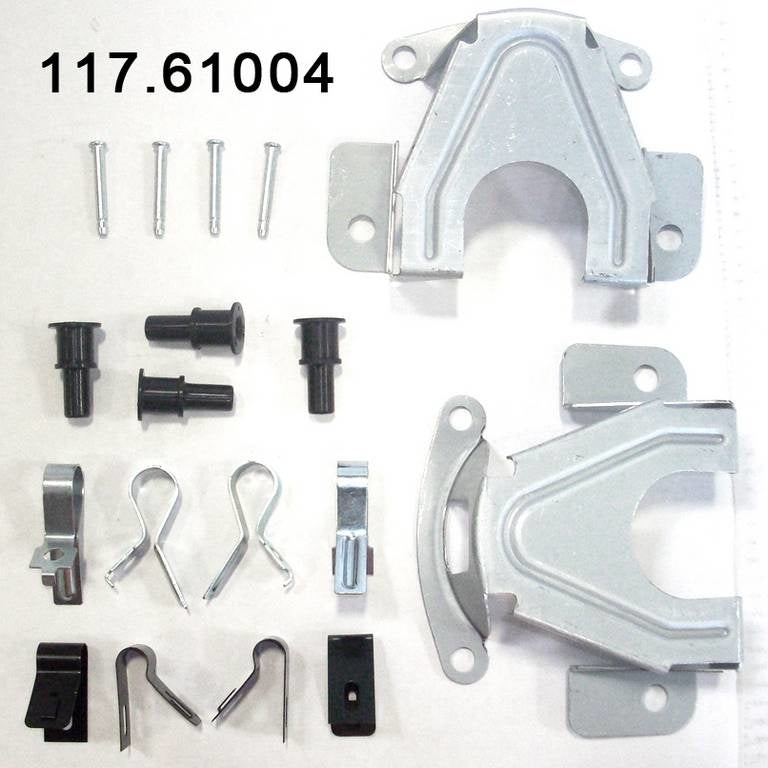 centric parts disc brake hardware kit  frsport 117.61004