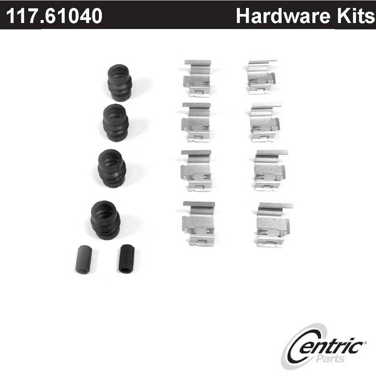 centric parts disc brake hardware kit  frsport 117.61040