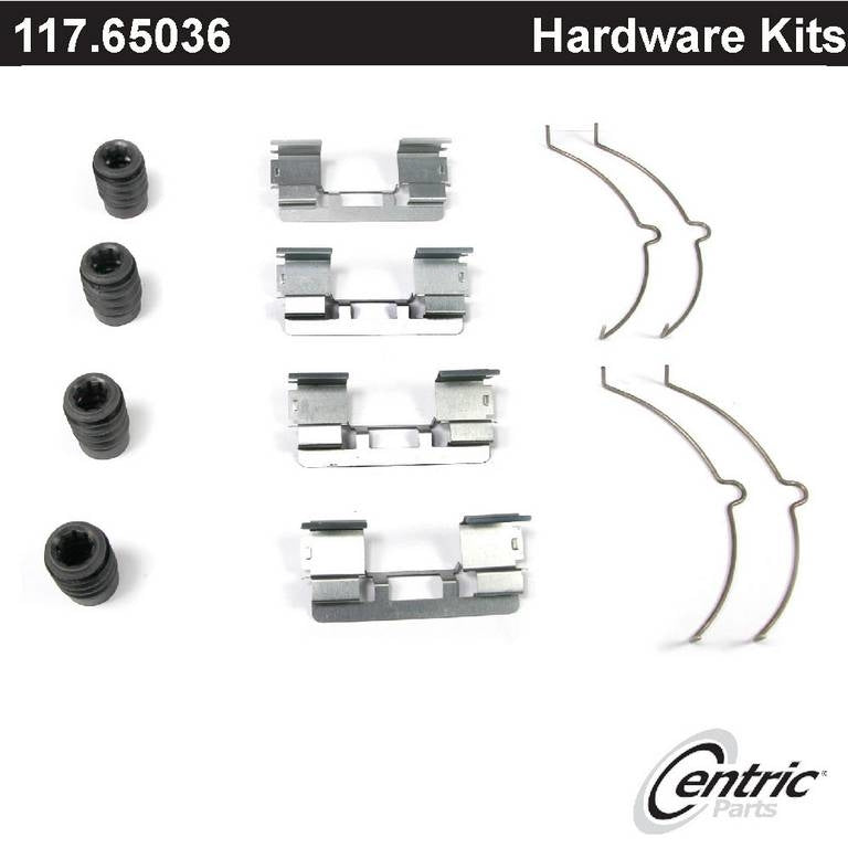 centric parts disc brake hardware kit  frsport 117.65036