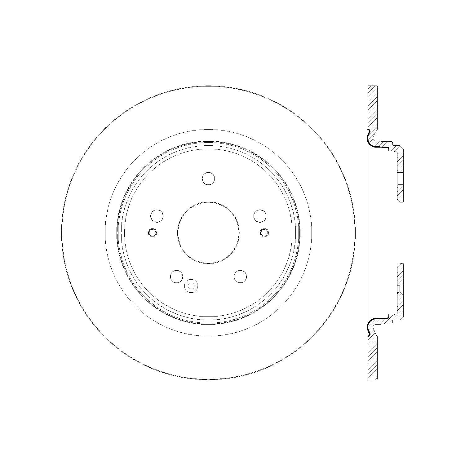 centric parts premium brake rotor  frsport 120.40087