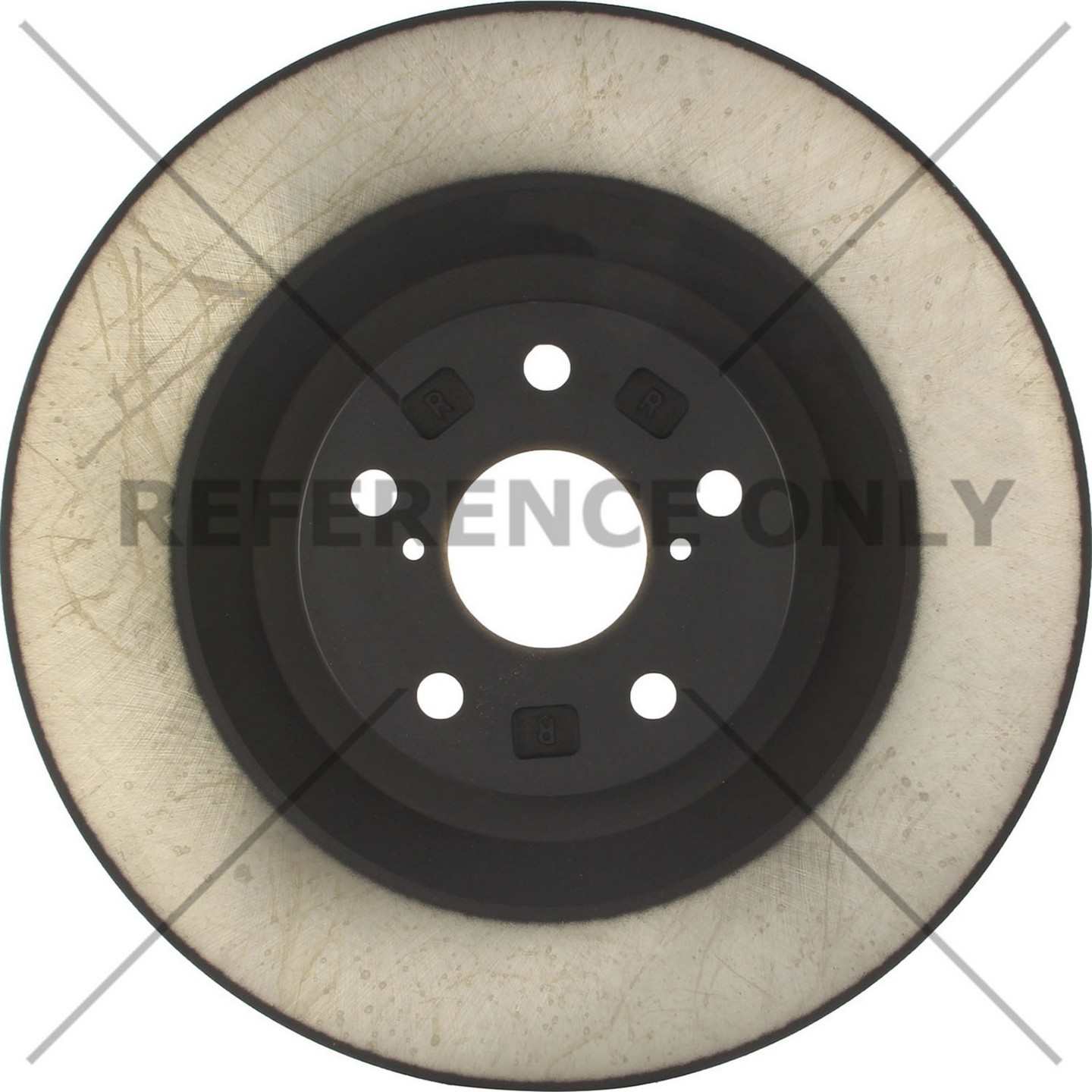 StopTech Premium Brake Rotor  top view frsport 120.44205