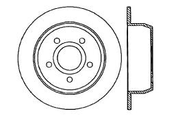 stoptech premium cryostop rotor rear  frsport 120.67043cry