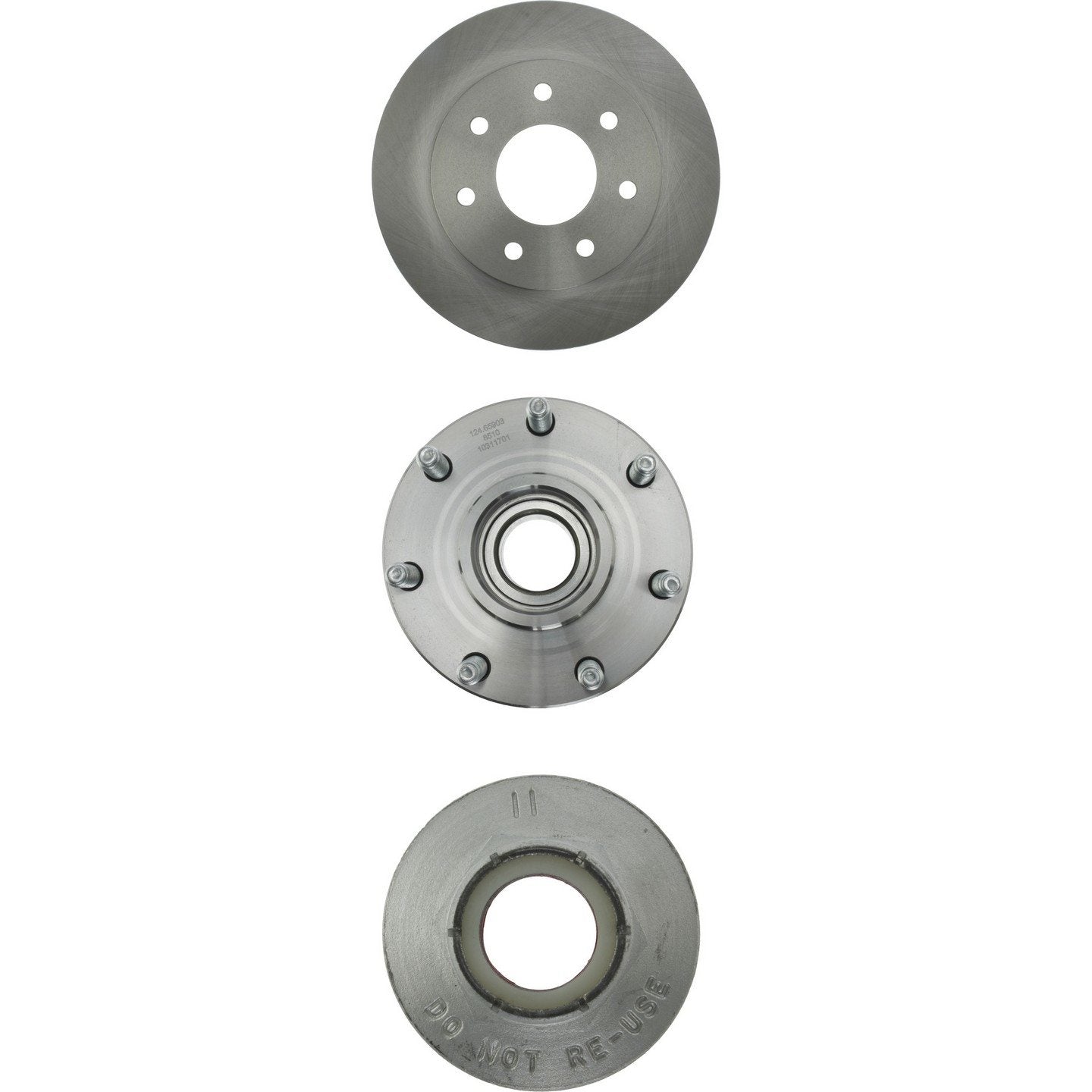 C-Tek Standard Brake Rotor  top view frsport 121.65129