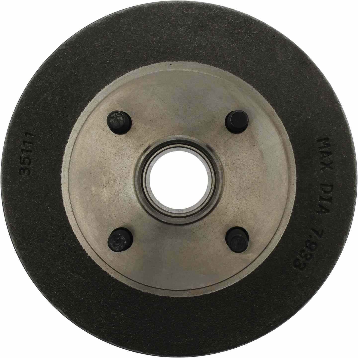 C-Tek Standard Brake Drum  top view frsport 123.50005