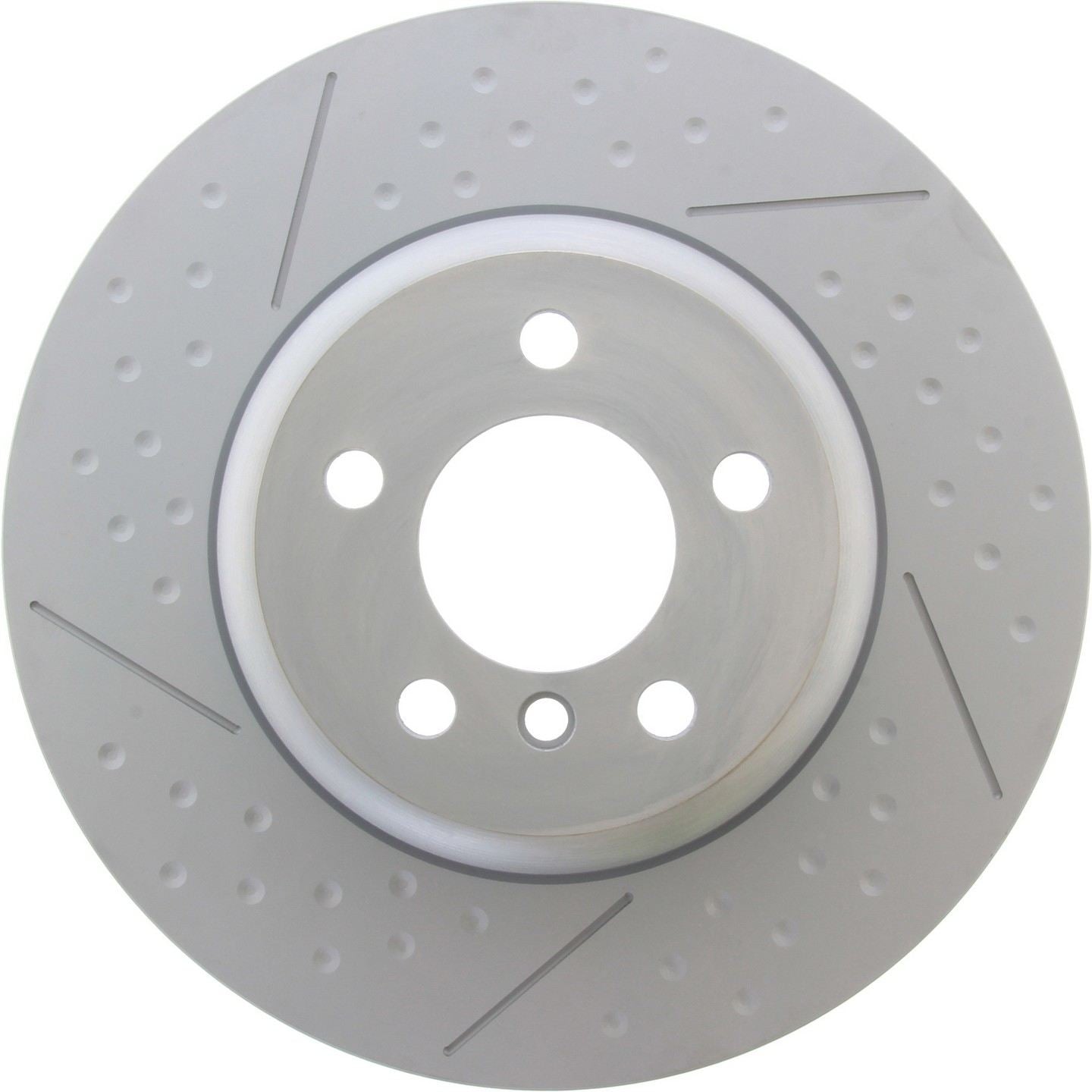 StopTech Premium OE Style Slotted Brake Rotor  top view frsport 126.34147