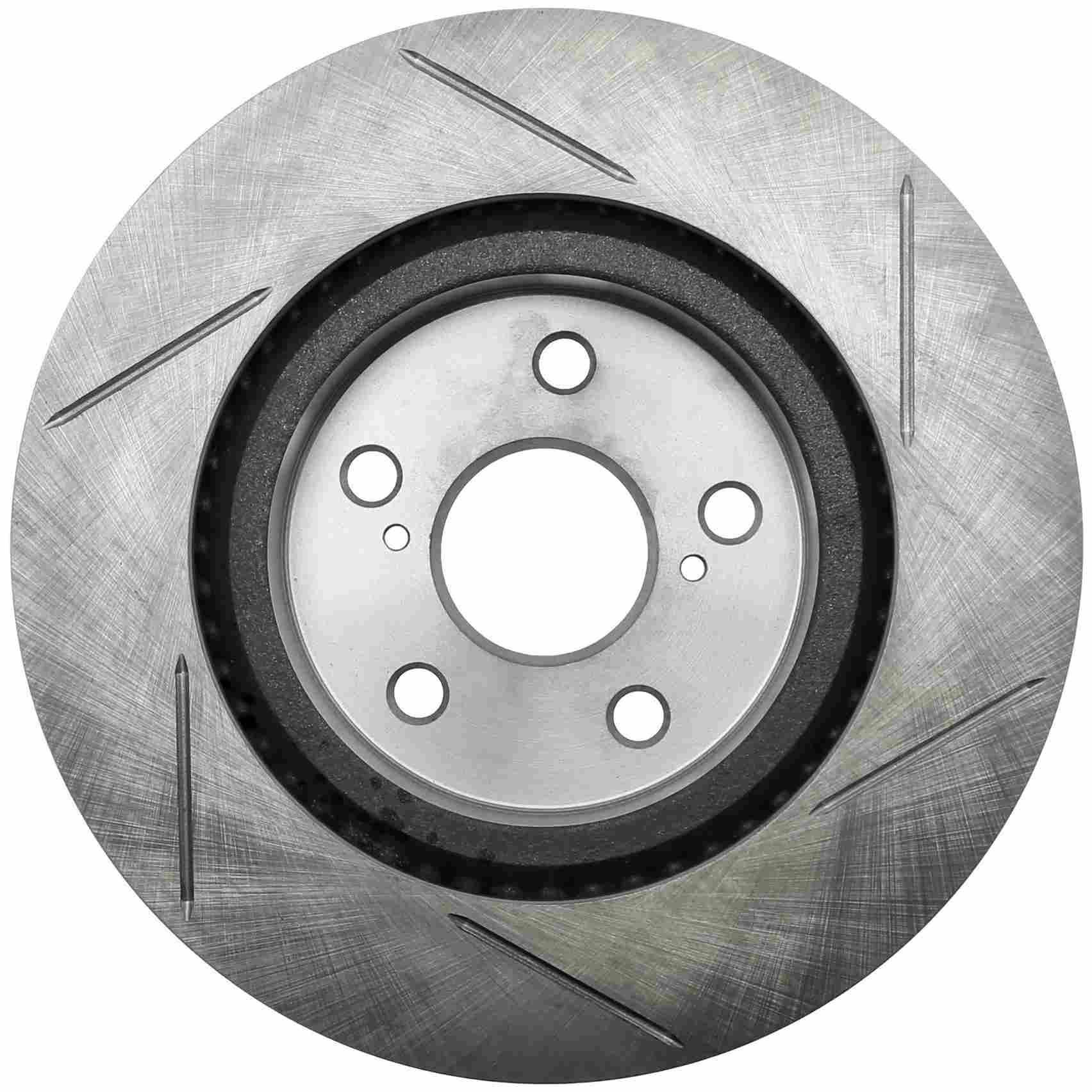 Stoptech 18-20 Toyota Avalon/Camry/Rav4 Sport Slotted Front Right Rotor 126.44202SR