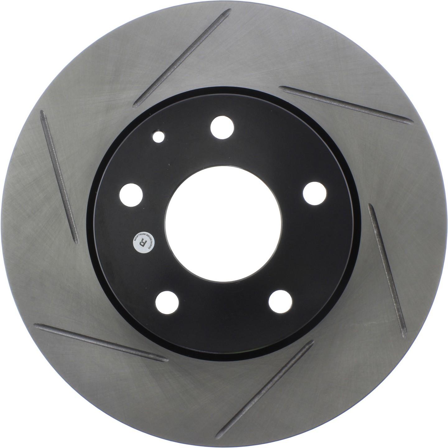 StopTech Sport Slotted Brake Rotor Front Right  top view frsport 126.45088SR