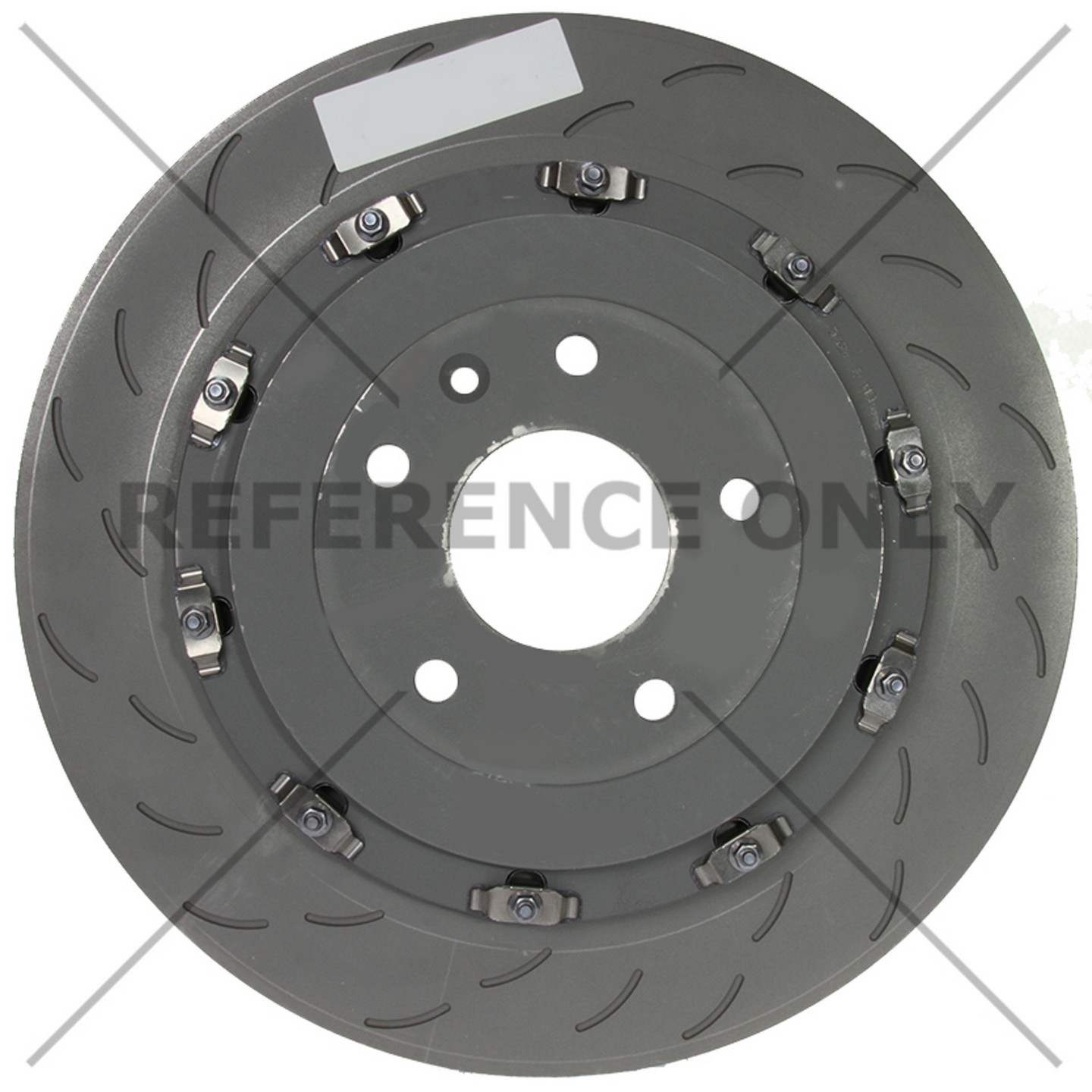 centric parts premium oe style slotted brake rotor  frsport 126.62163