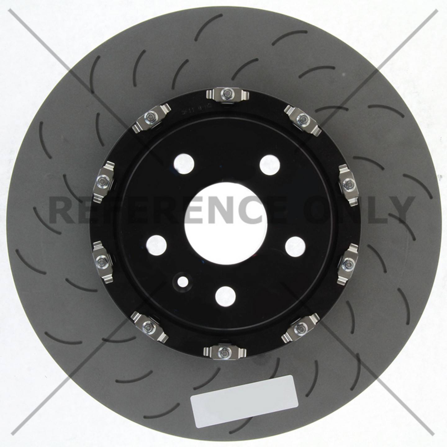 Centric Parts Premium OE Style Slotted Brake Rotor  top view frsport 126.62166