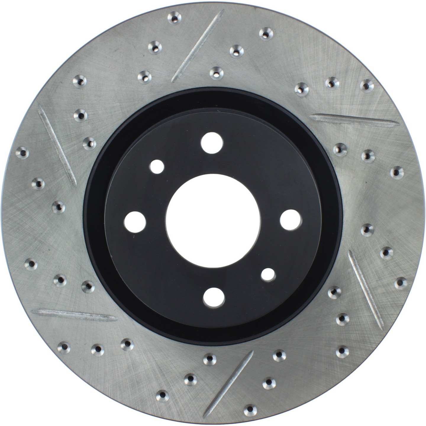 stoptech sport drilled & slotted brake rotor front right  frsport 127.04004r