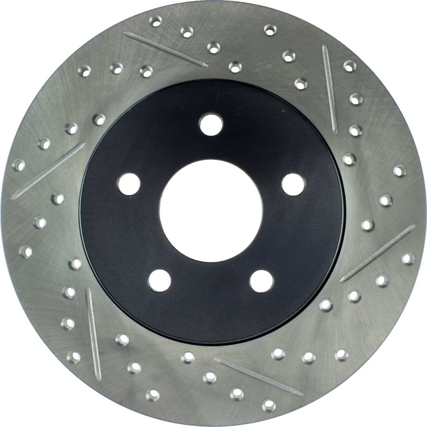 stoptech sport drilled & slotted brake rotor rear left  frsport 127.20017l