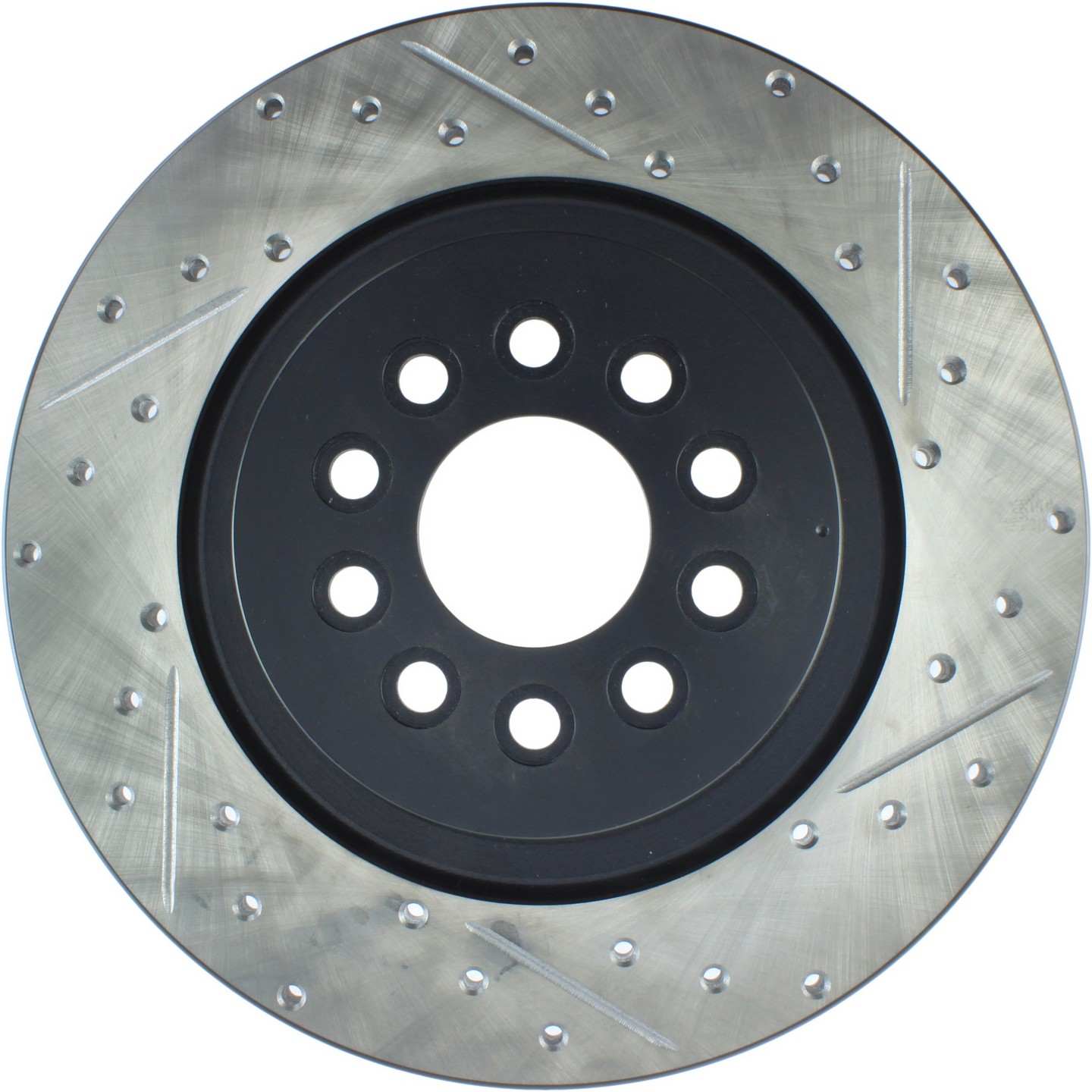 stoptech sport drilled & slotted brake rotor rear left  frsport 127.20019l