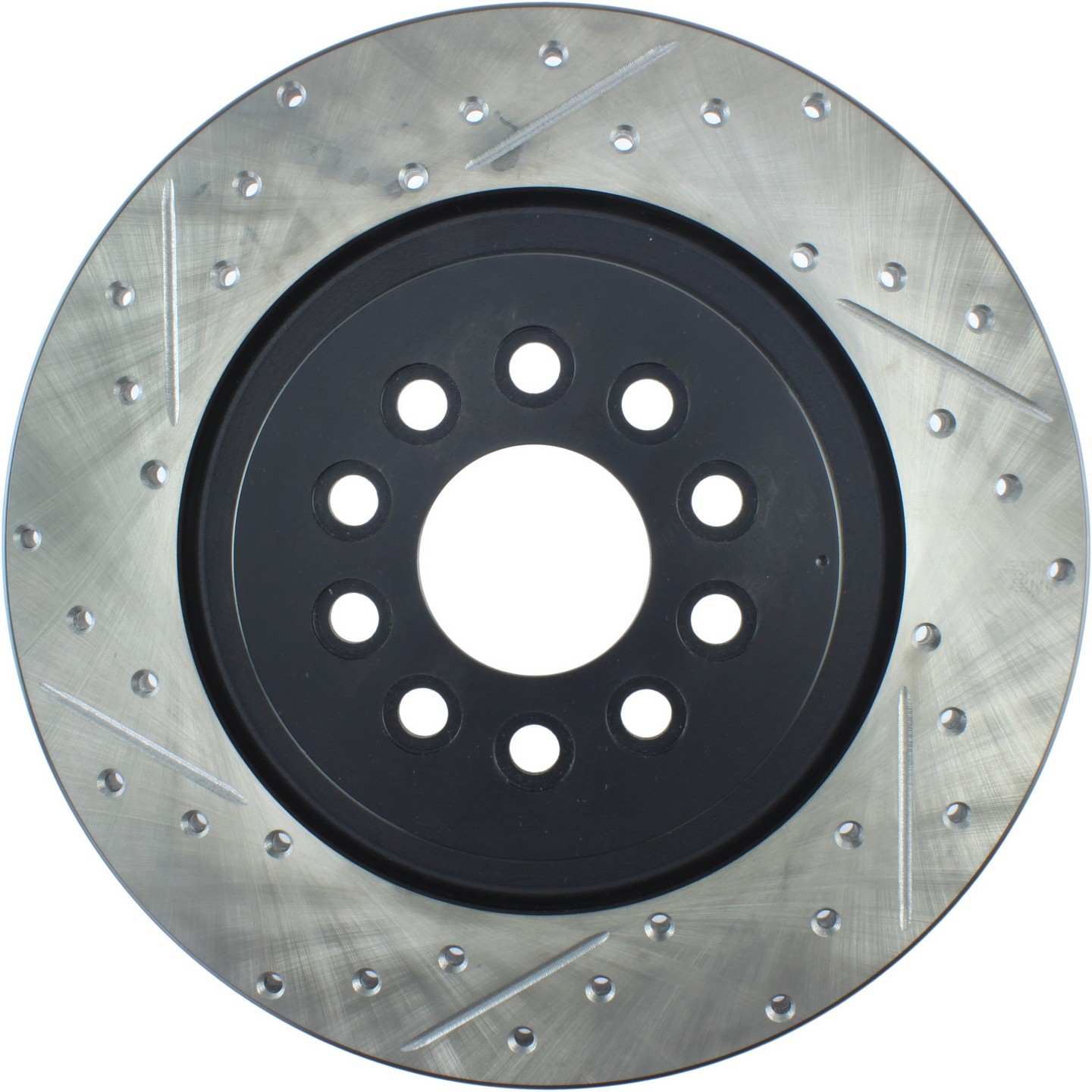 stoptech sport drilled & slotted brake rotor rear right  frsport 127.20019r