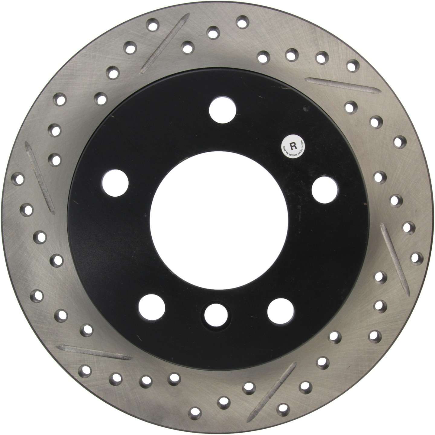 StopTech Sport Cryo Drilled/Slotted Brake Rotor; Rear Right