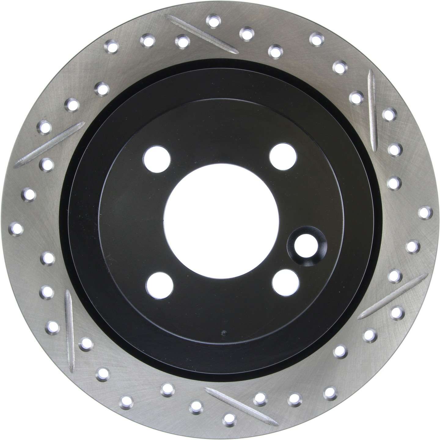 StopTech Sport Drilled & Slotted Brake Rotor Rear Left  top view frsport 127.34066L