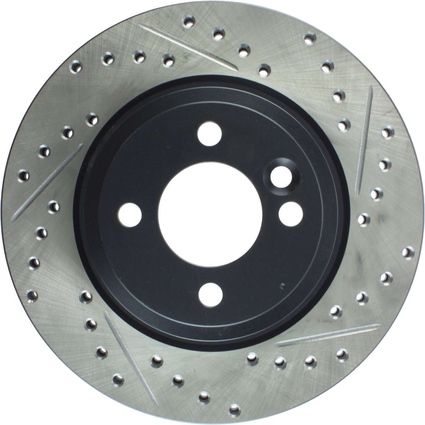 StopTech Sport Drilled & Slotted Brake Rotor Front Left  top view frsport 127.34067L