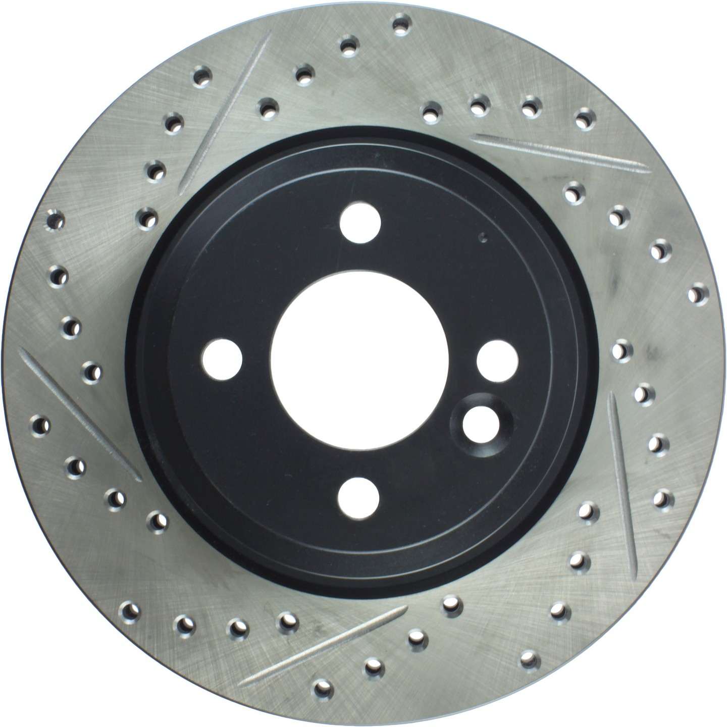 StopTech Sport Drilled & Slotted Brake Rotor Front Right  top view frsport 127.34067R