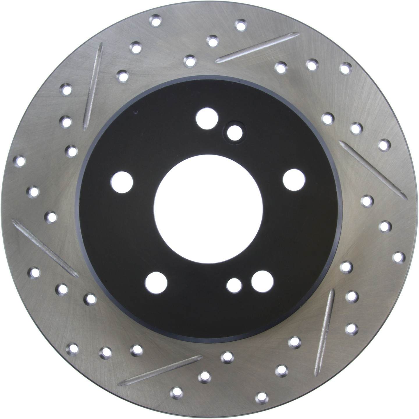 stoptech sport drilled & slotted brake rotor rear right  frsport 127.35012r