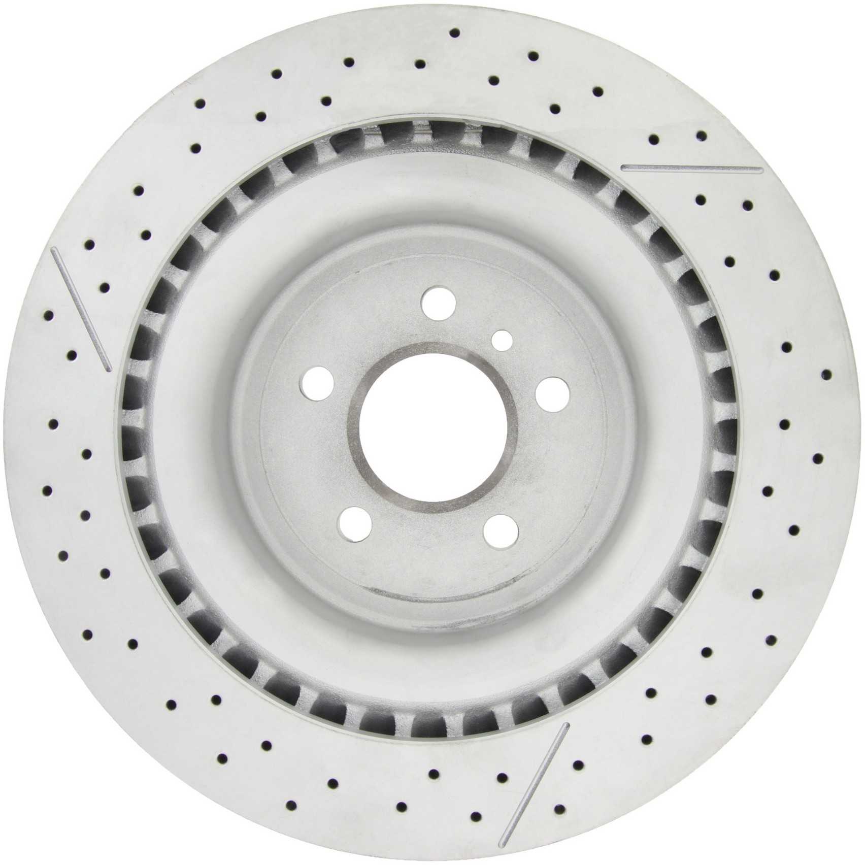 Stoptech Centric C-Tek 12-15 Mercedes-Benz ML63 AMG High Carbon OE Design Slotted / Drilled 1PC Brake Rotor 127.35129