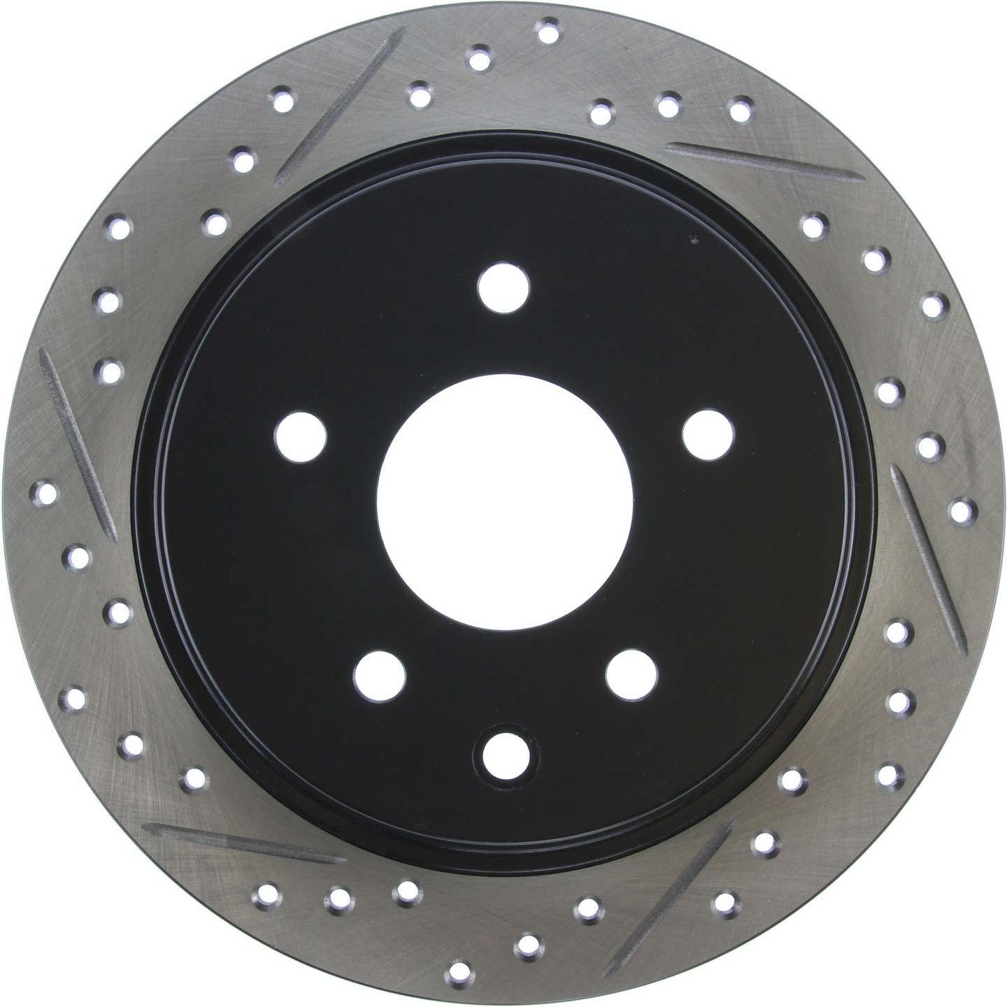 StopTech Sport Cryo Drilled/Slotted Brake Rotor; Rear Right