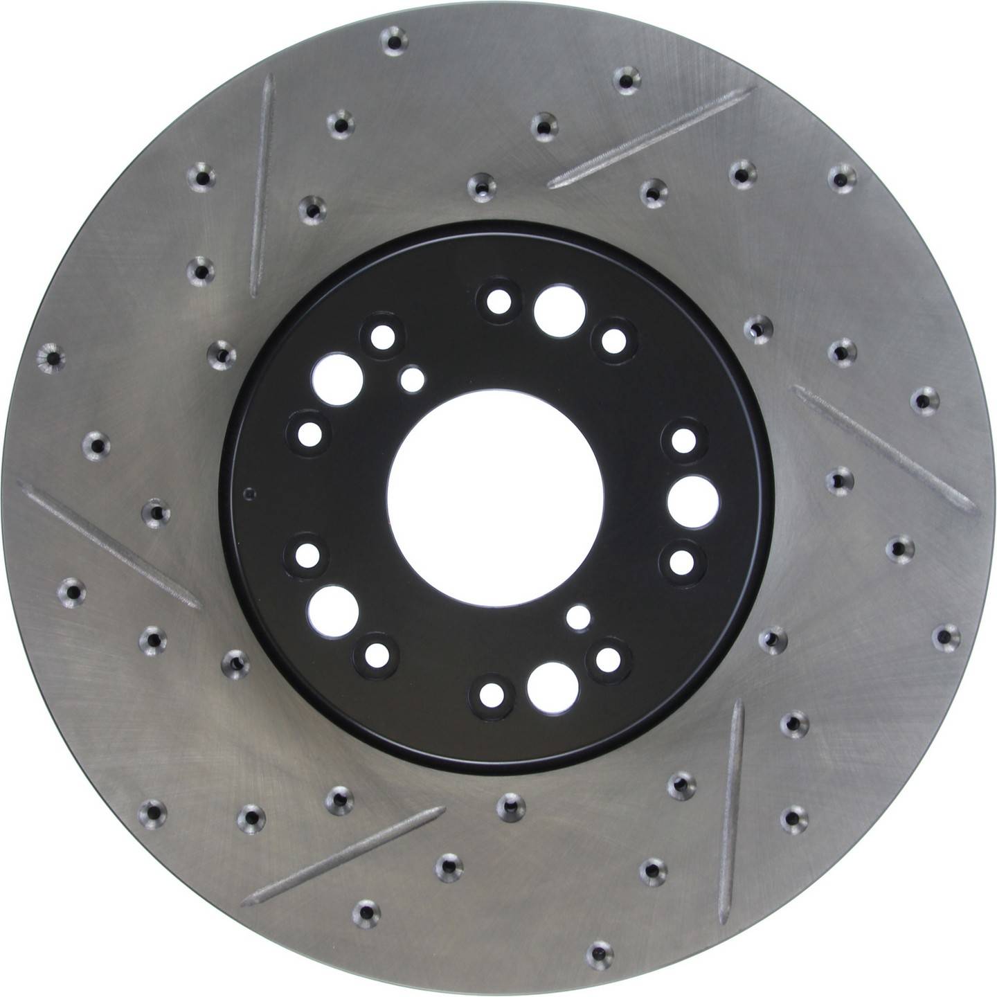 stoptech sport drilled & slotted brake rotor front right  frsport 127.44083r