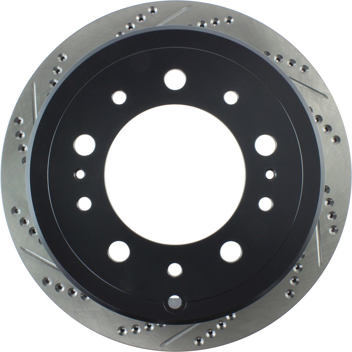 StopTech Sport Cryo Drilled/Slotted Brake Rotor; Rear Right