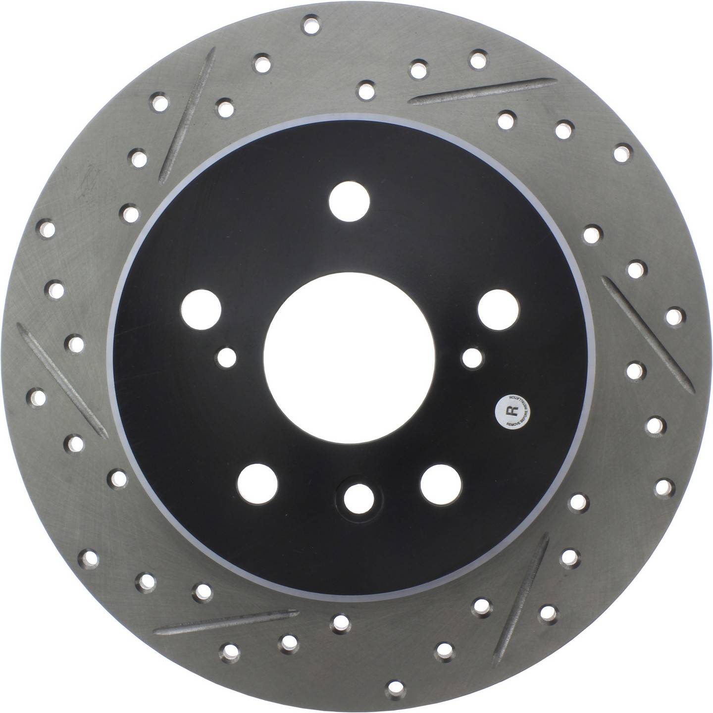 StopTech Sport Cryo Drilled/Slotted Brake Rotor; Rear Right