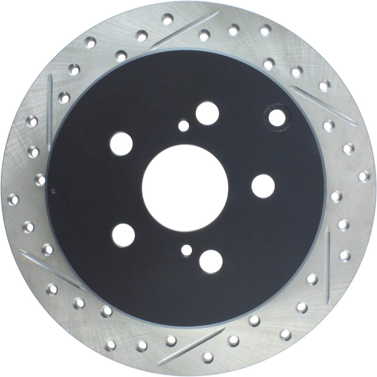 StopTech Sport Cryo Drilled/Slotted Brake Rotor; Rear Right