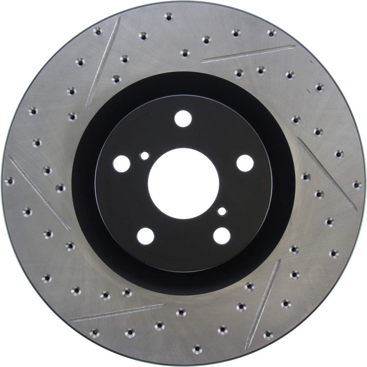 stoptech sport drilled & slotted brake rotor front right  frsport 127.44185r