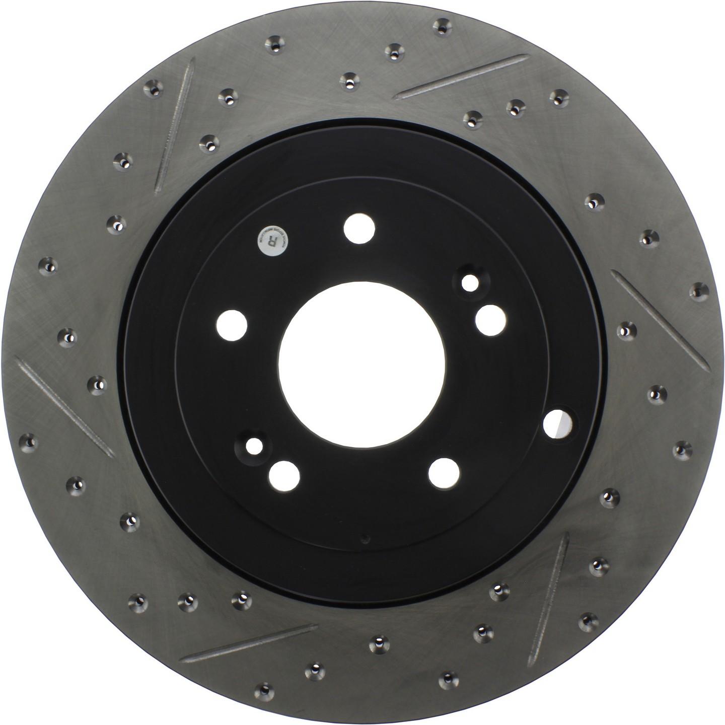 StopTech Sport Cryo Drilled/Slotted Brake Rotor; Rear Right