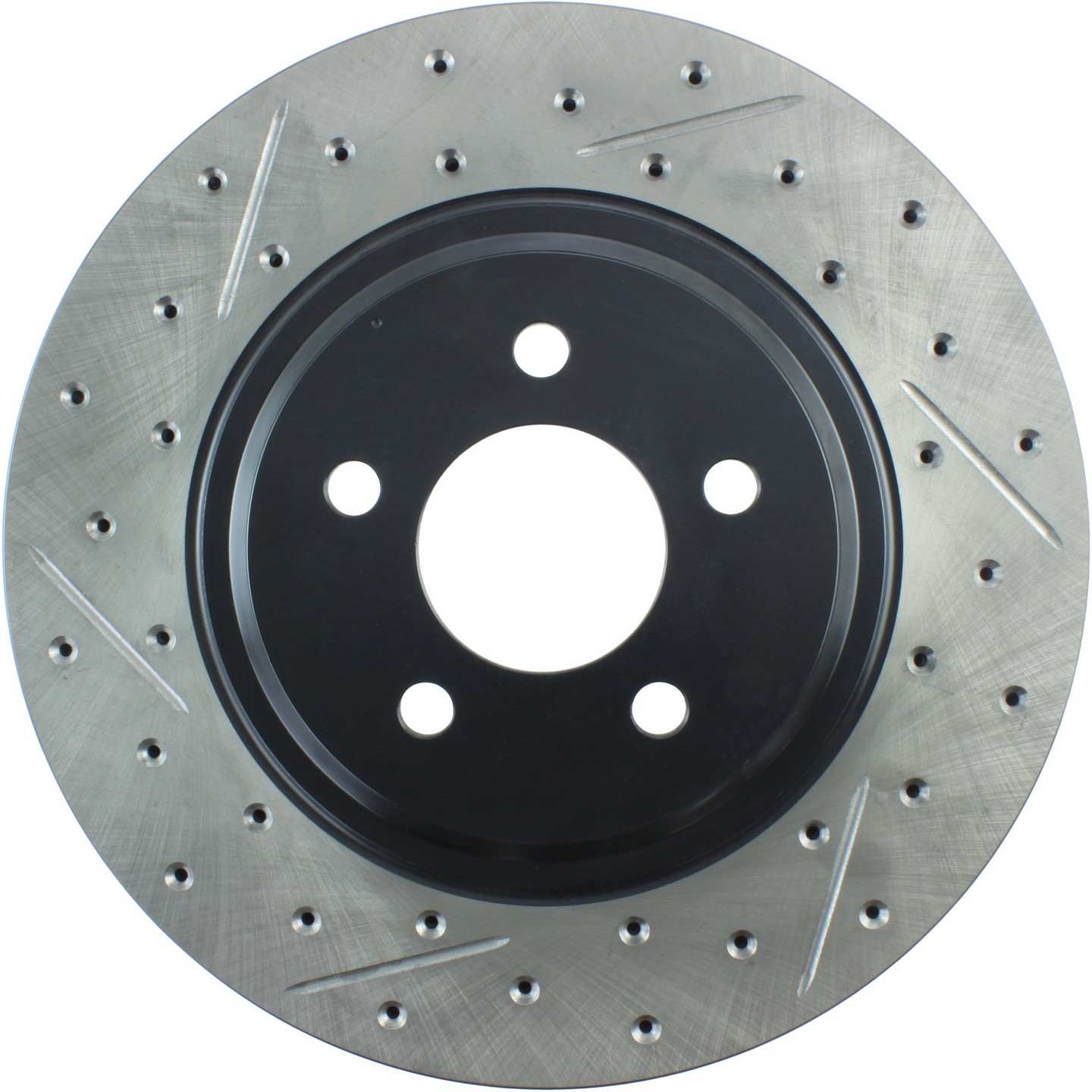 stoptech sport drilled & slotted brake rotor front right  frsport 127.61045r